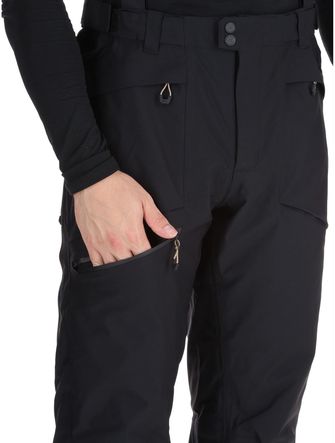 Icepeak, Farley pantalones de esquí hardshell hombres Black negro 