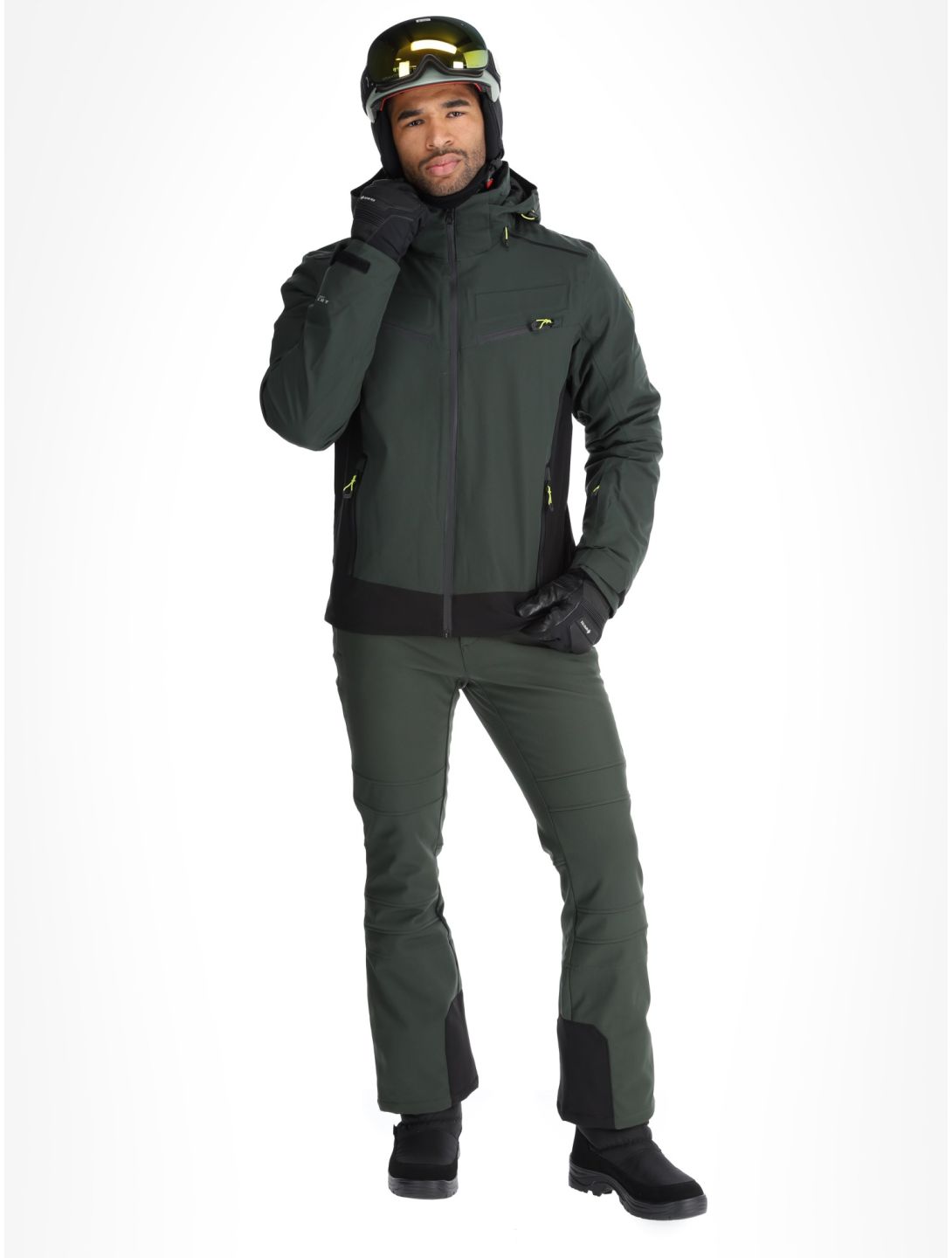 Icepeak, Farwell chaqueta de esquí hombres Dark Olive verde 