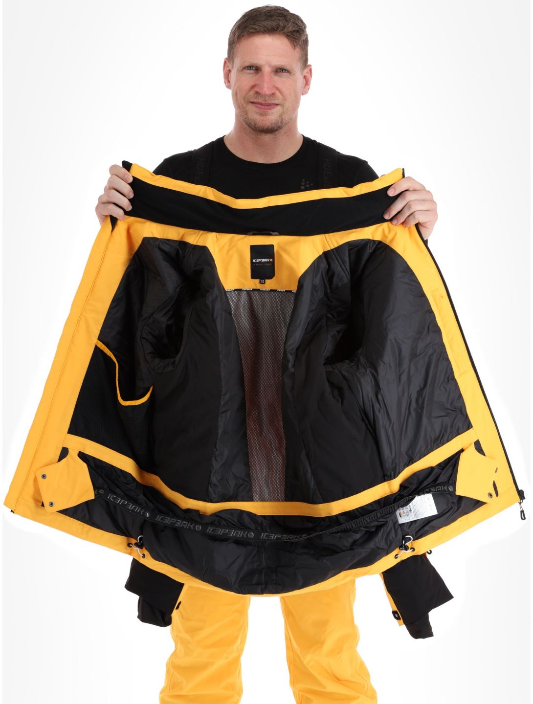 Icepeak, Farwell chaqueta de esquí hombres Yellow amarillo 