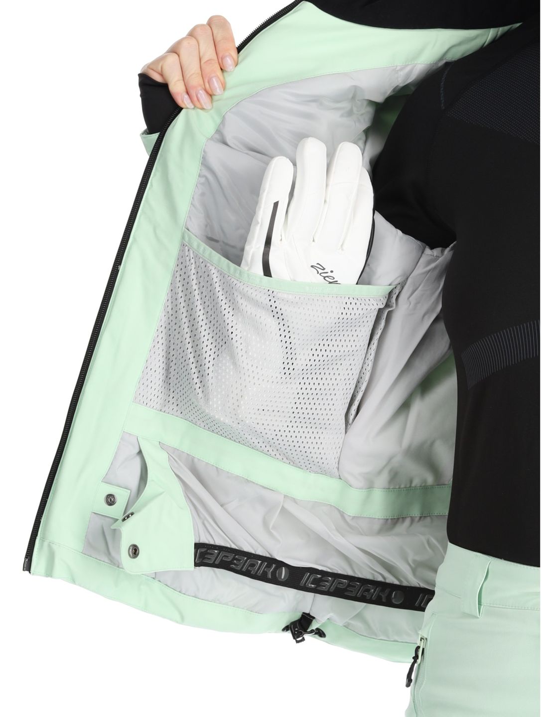 Icepeak, Fayette chaqueta de esquí mujeres Aloe verde 