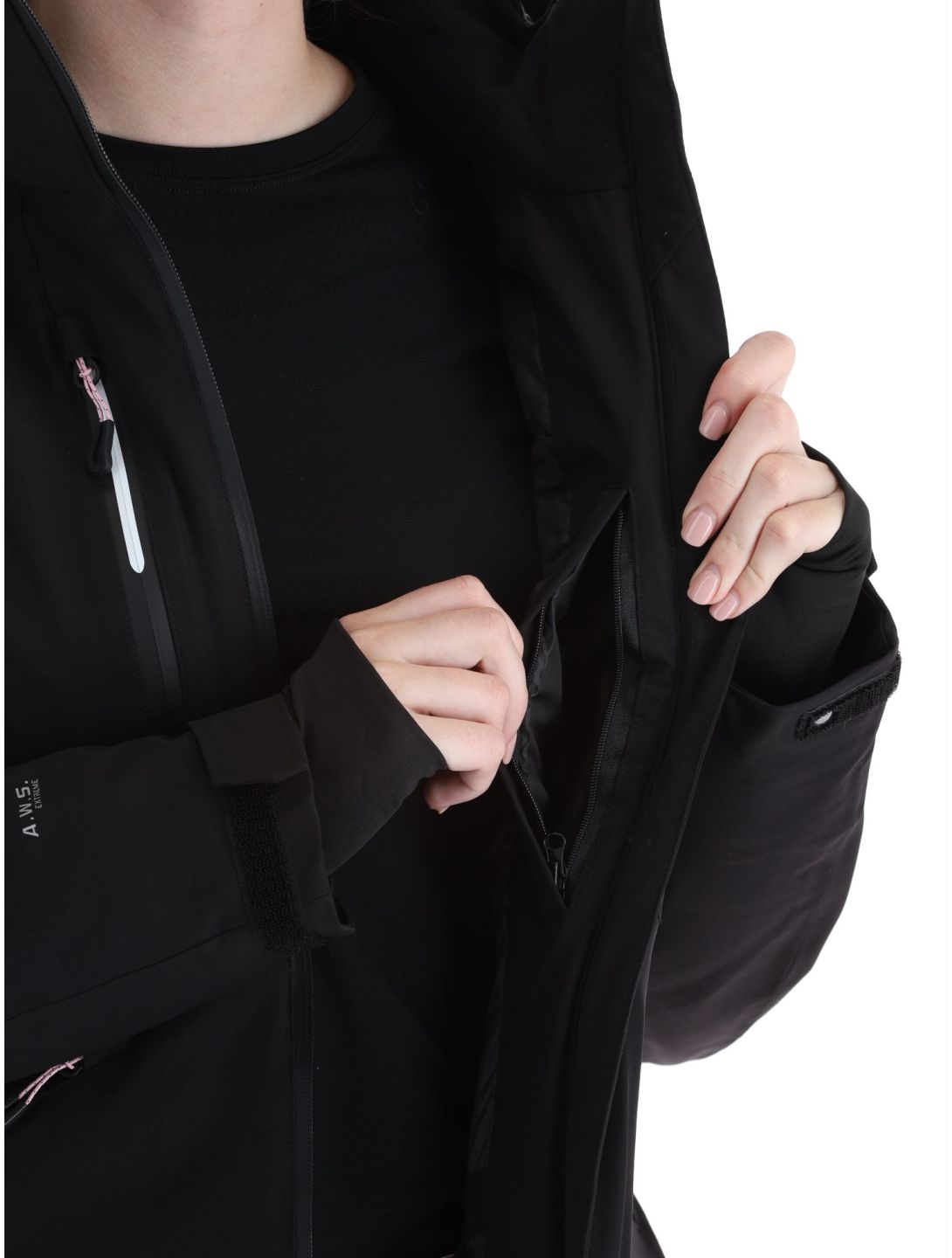 Icepeak, Fayette chaqueta de esquí mujeres Black negro 