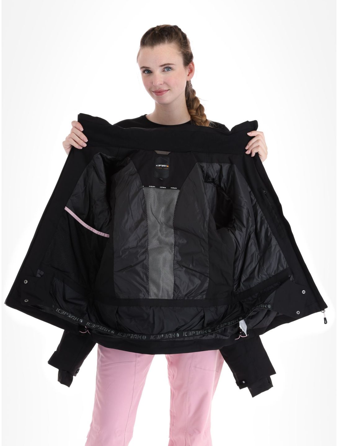 Icepeak, Fayette chaqueta de esquí mujeres Black negro 