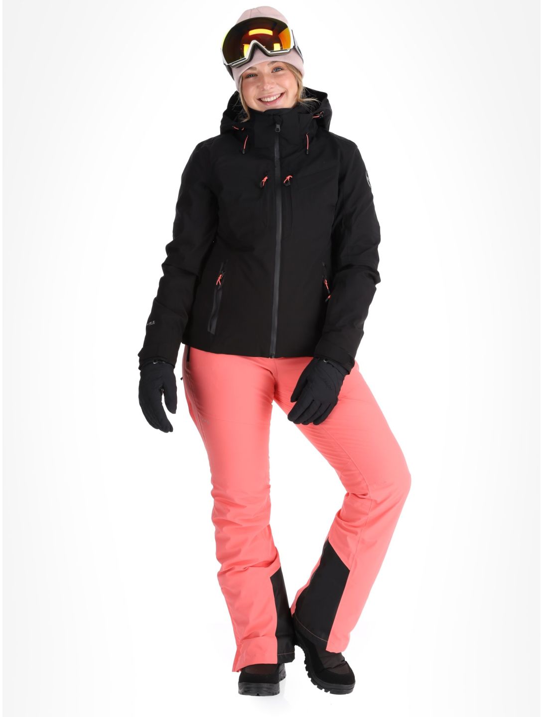 Icepeak, Fayette chaqueta de esquí mujeres Black negro 