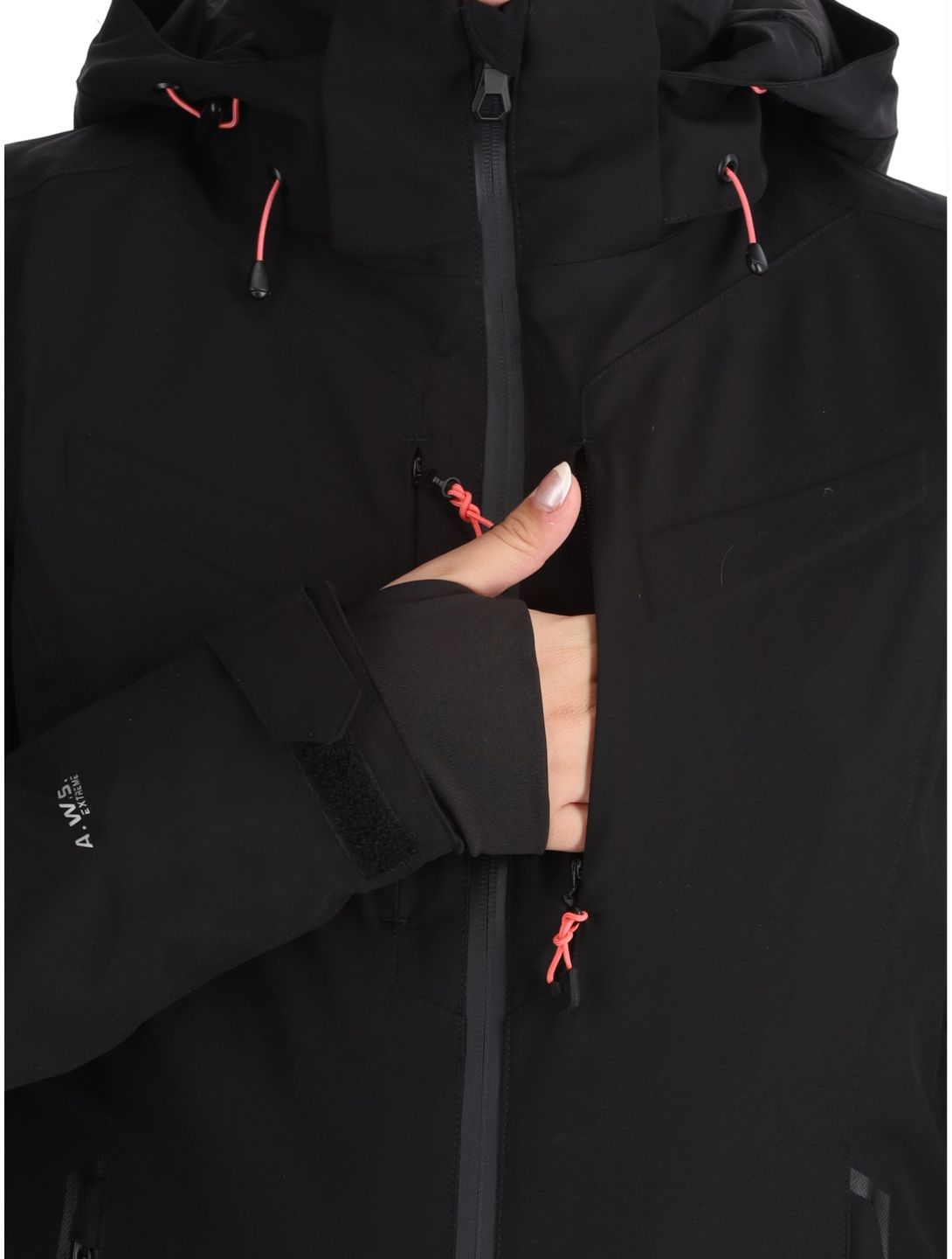 Icepeak, Fayette chaqueta de esquí mujeres Black negro 