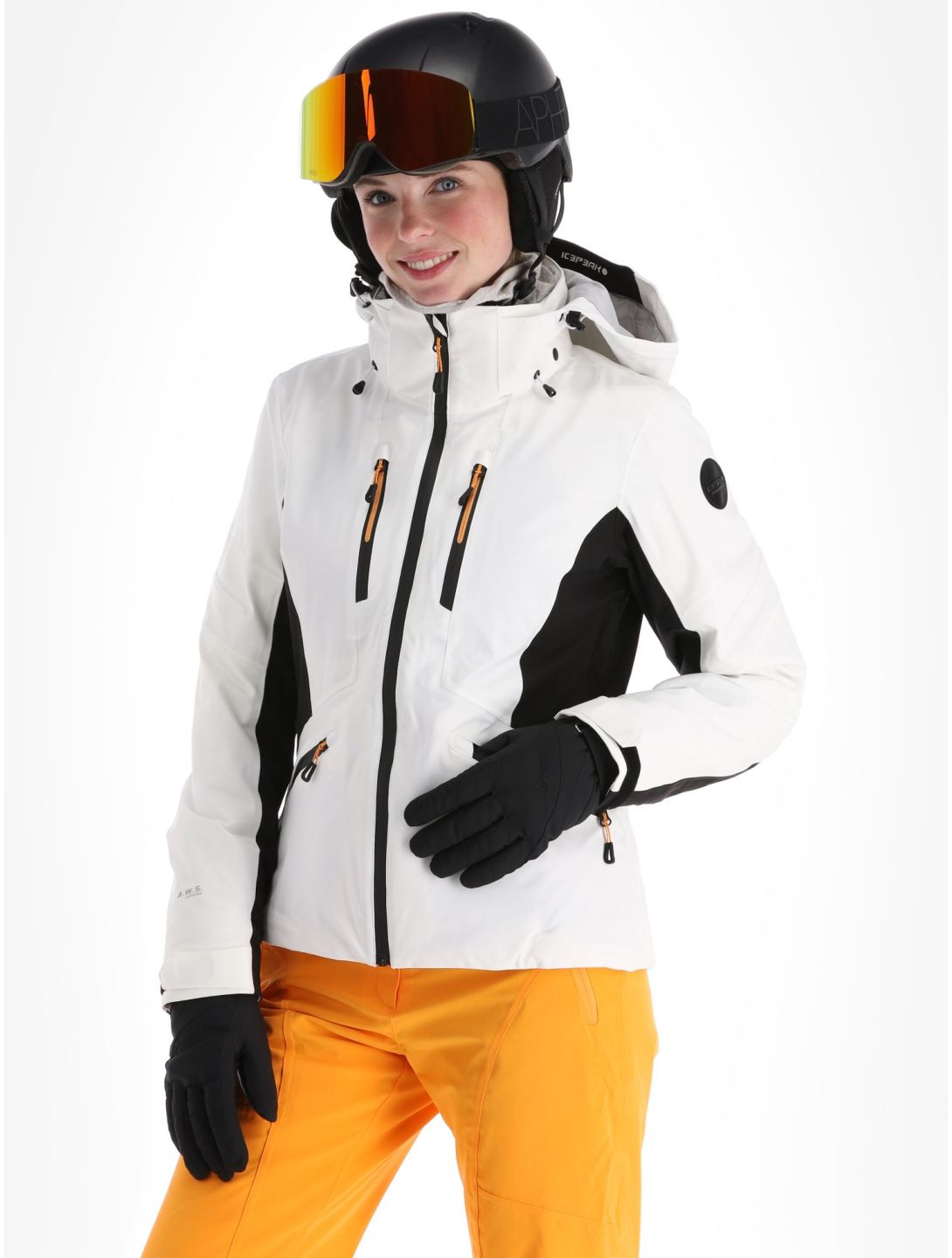 Icepeak, Fayette chaqueta de esquí mujeres Optic White blanco 