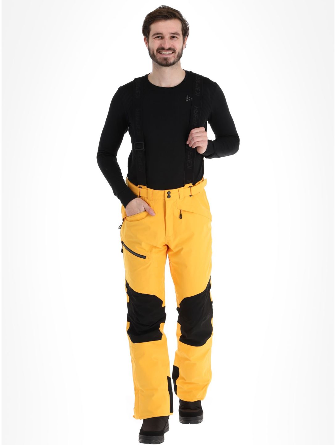 Icepeak, Ferrara pantalones de esquí hombres Yellow amarillo 