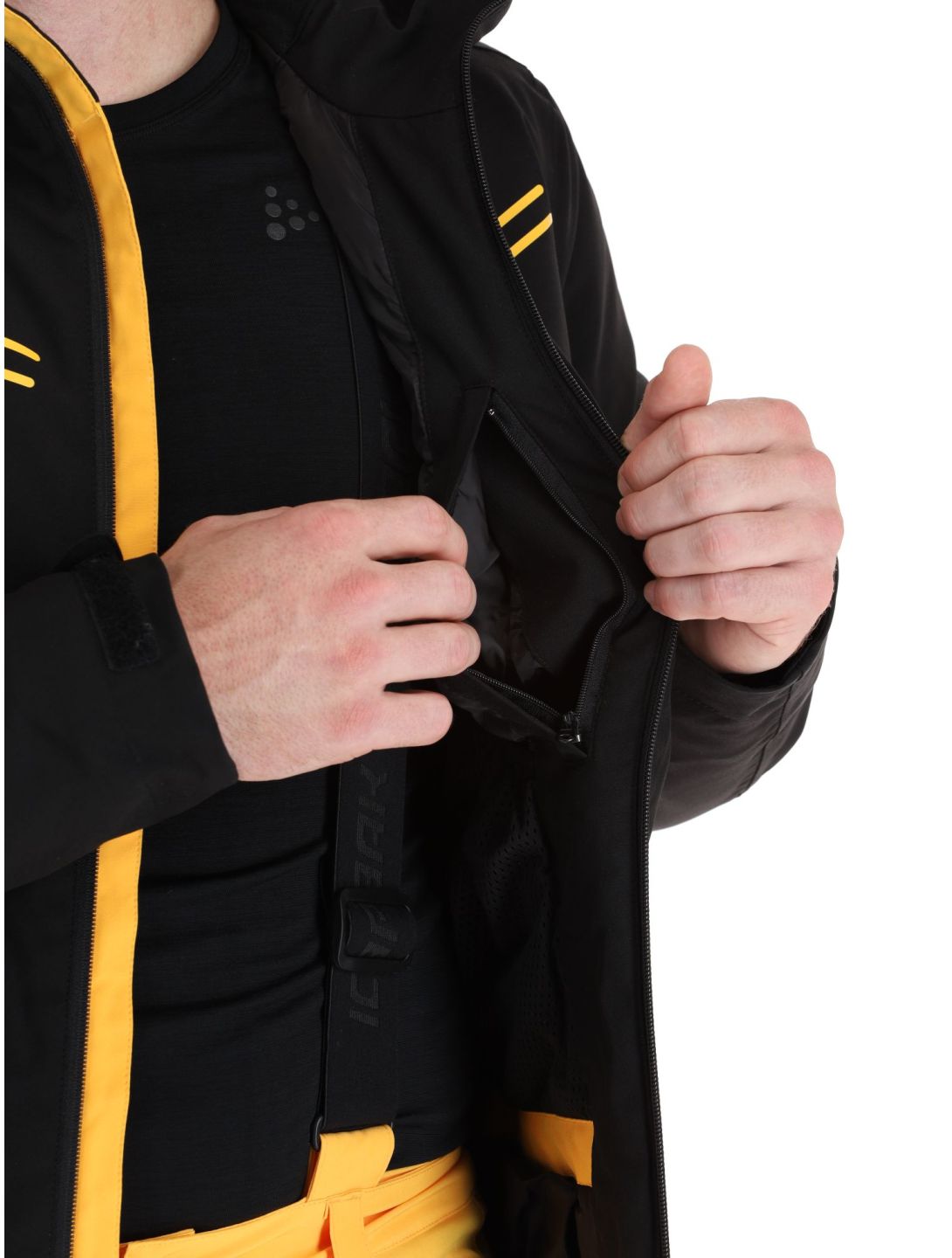 Icepeak, Festus chaqueta de esquí hombres Black negro 