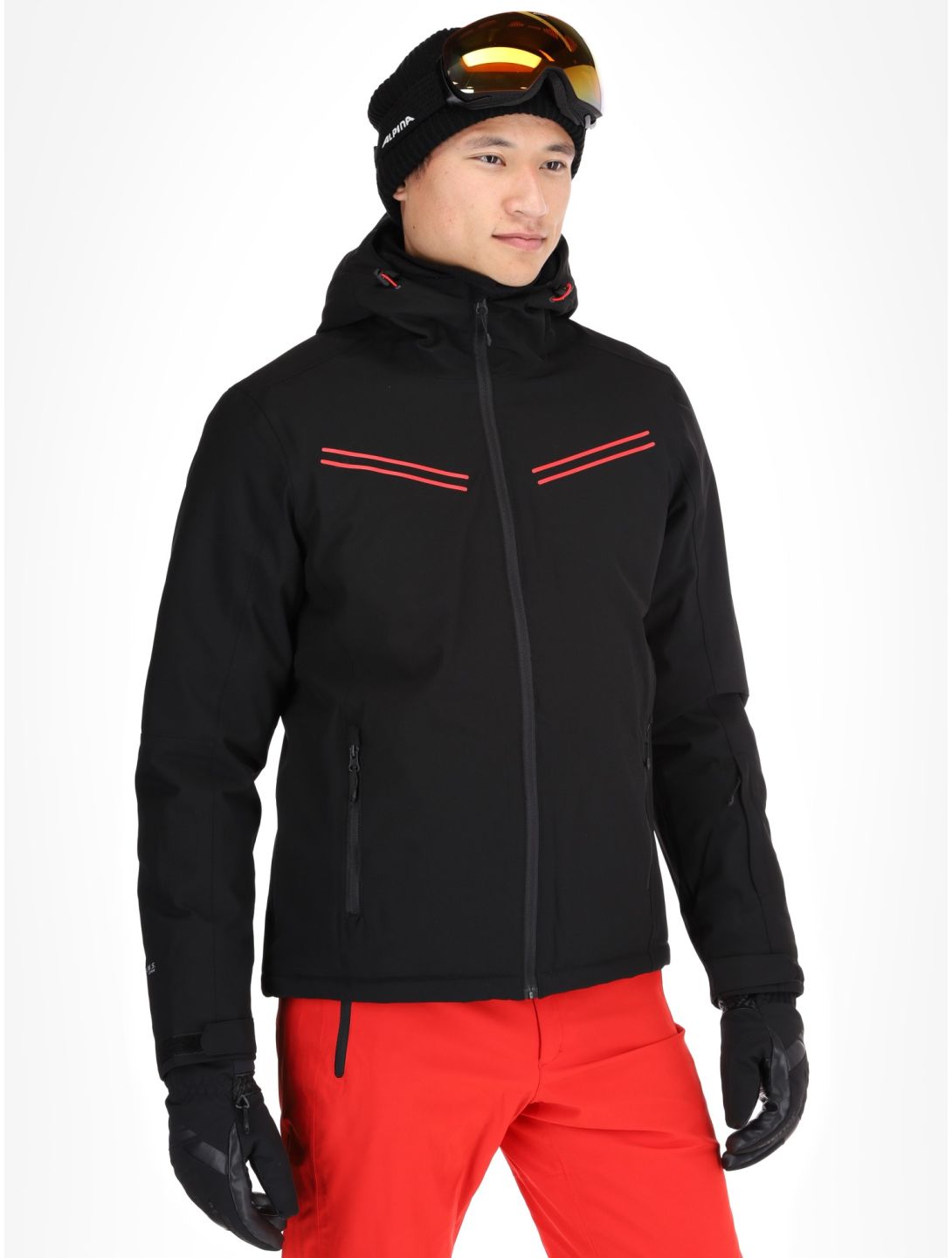 Icepeak, Festus chaqueta de esquí hombres Black negro 