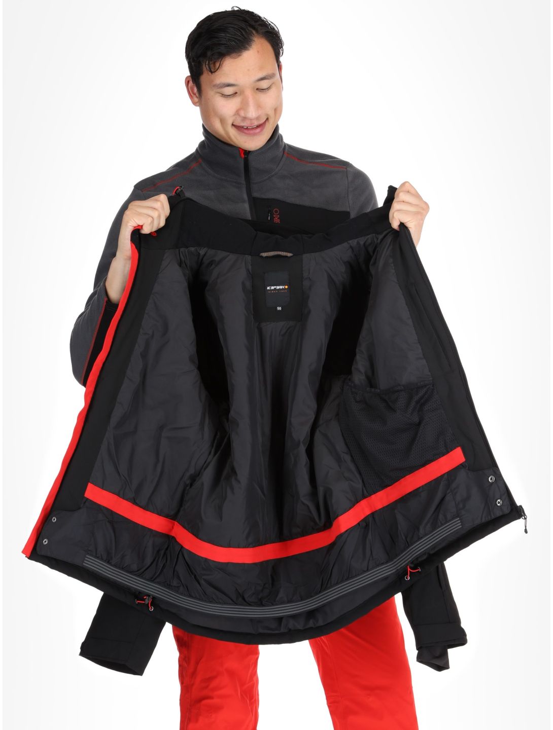 Icepeak, Festus chaqueta de esquí hombres Black negro 