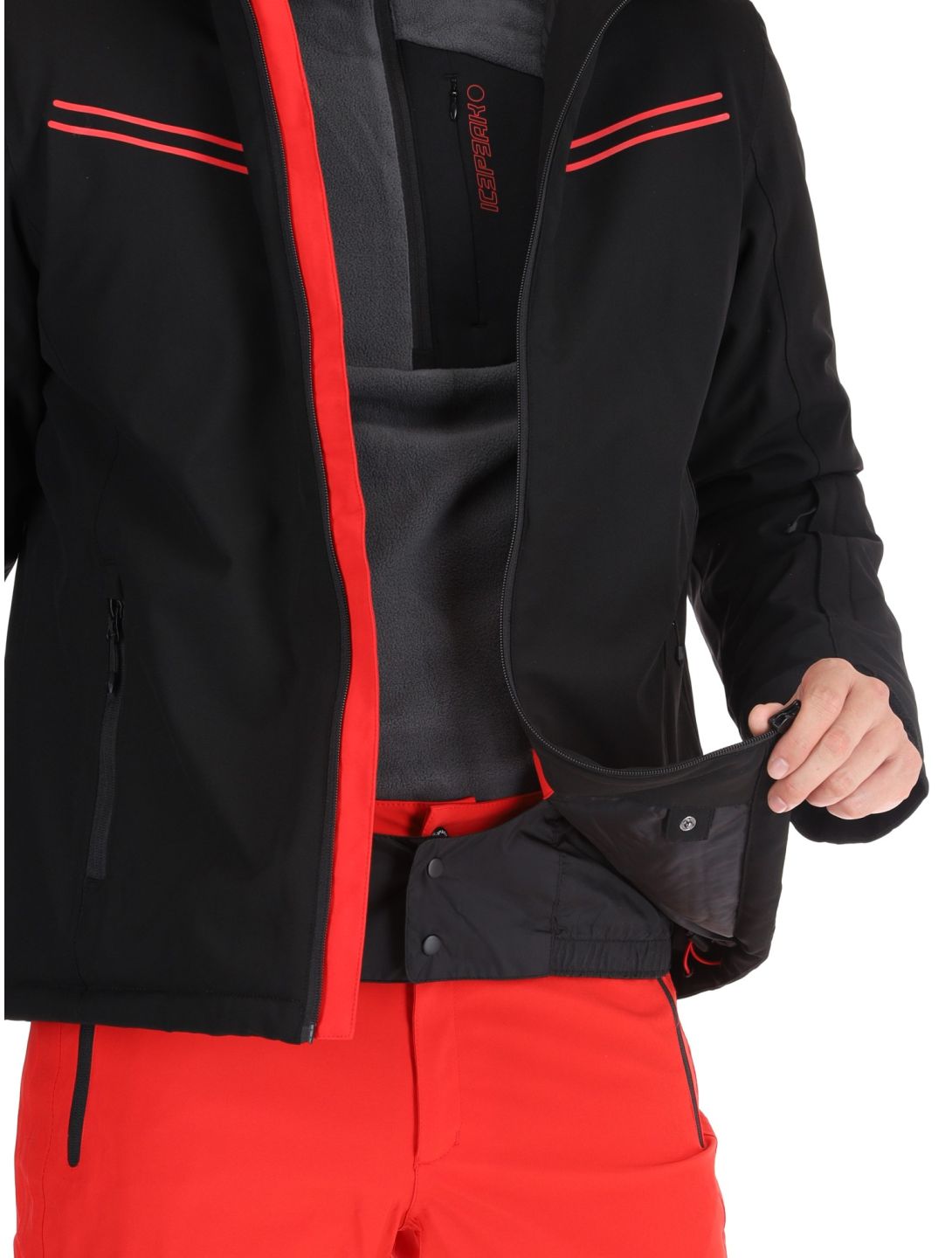 Icepeak, Festus chaqueta de esquí hombres Black negro 