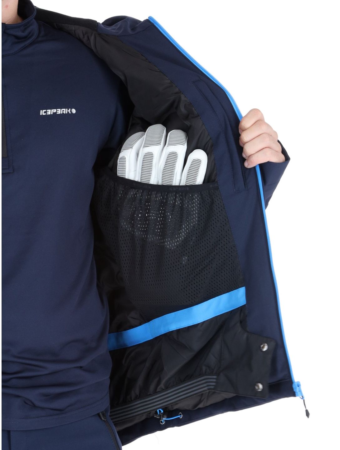 Icepeak, Festus chaqueta de esquí hombres Dark Blue azul 