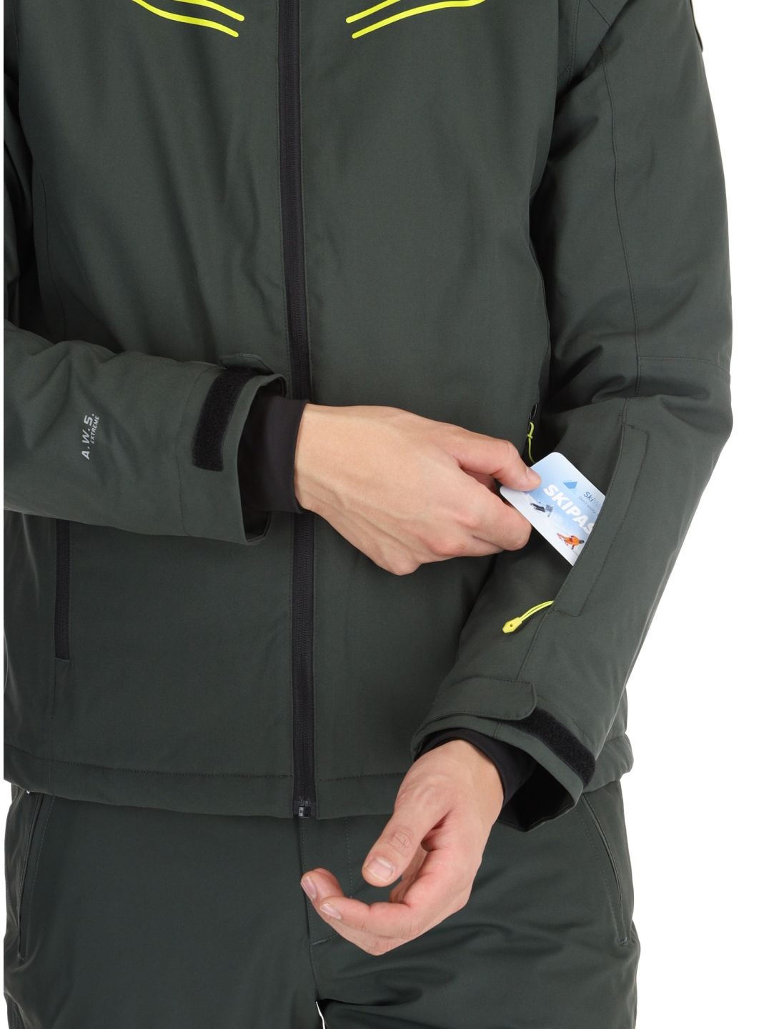 Icepeak, Festus chaqueta de esquí hombres Dark Olive verde 