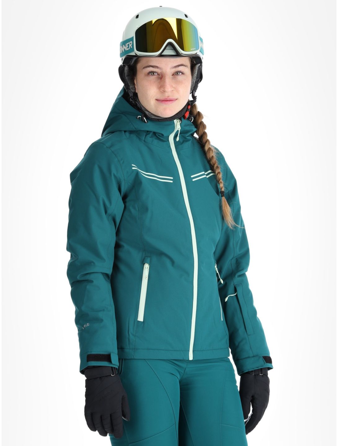 Icepeak, Fife chaqueta de esquí mujeres Antique Green verde 