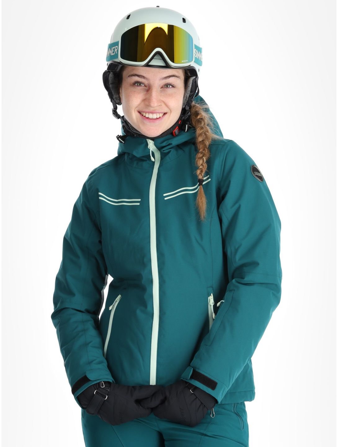 Icepeak, Fife chaqueta de esquí mujeres Antique Green verde 