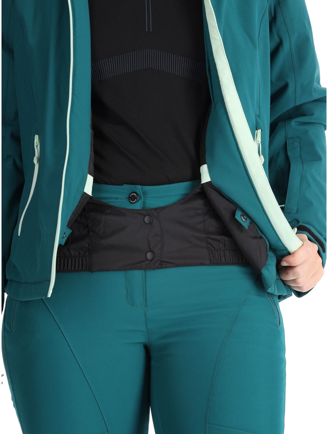 Icepeak, Fife chaqueta de esquí mujeres Antique Green verde 