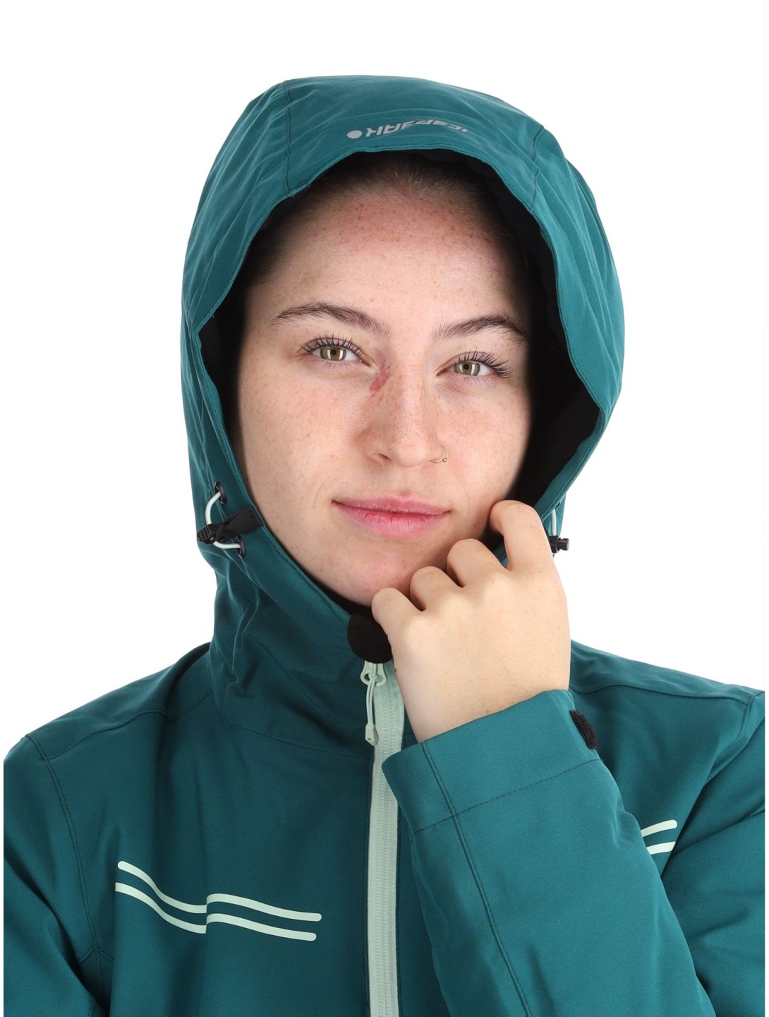 Icepeak, Fife chaqueta de esquí mujeres Antique Green verde 