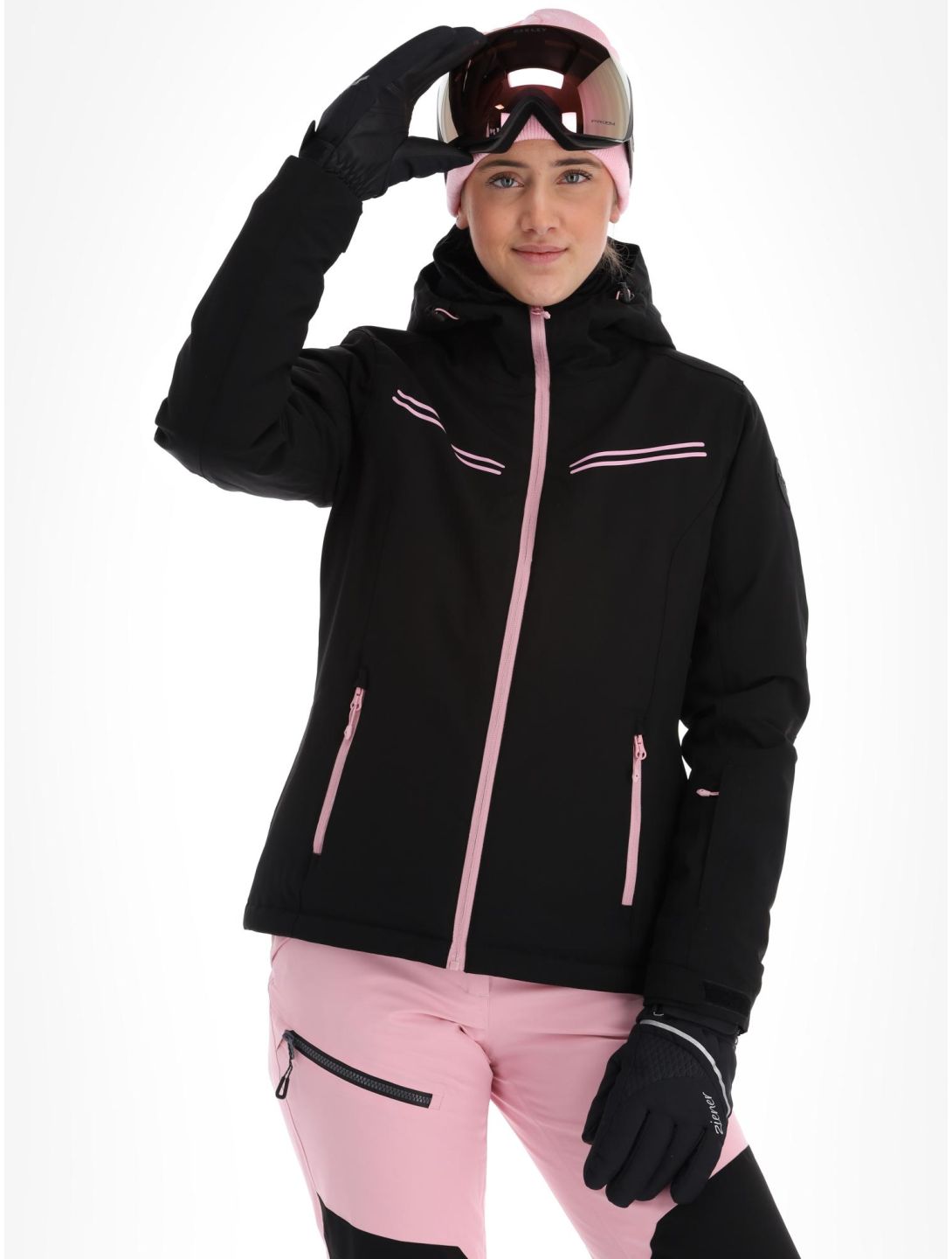 Icepeak, Fife chaqueta de esquí mujeres Black negro 