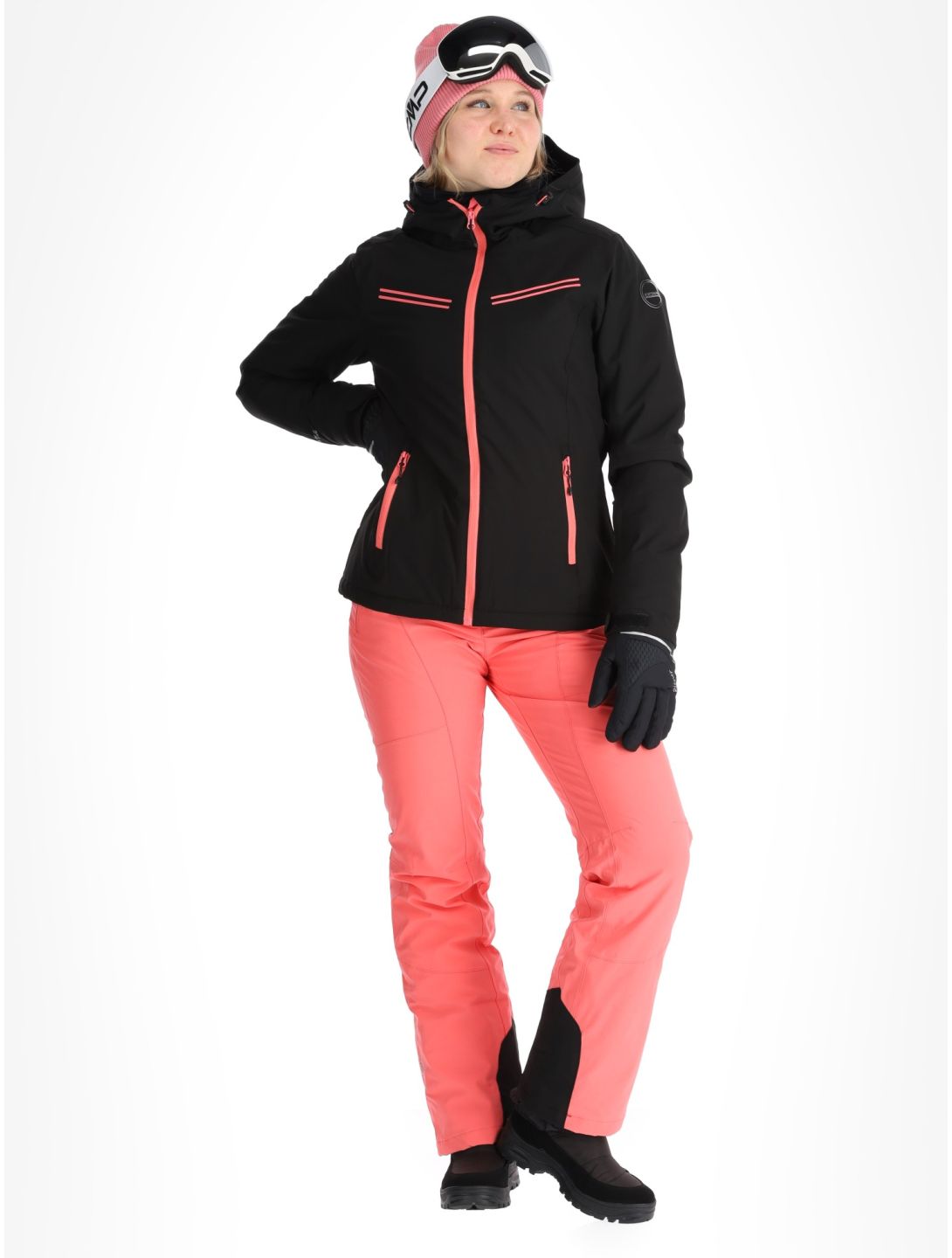 Icepeak, Fife chaqueta de esquí mujeres Black negro 