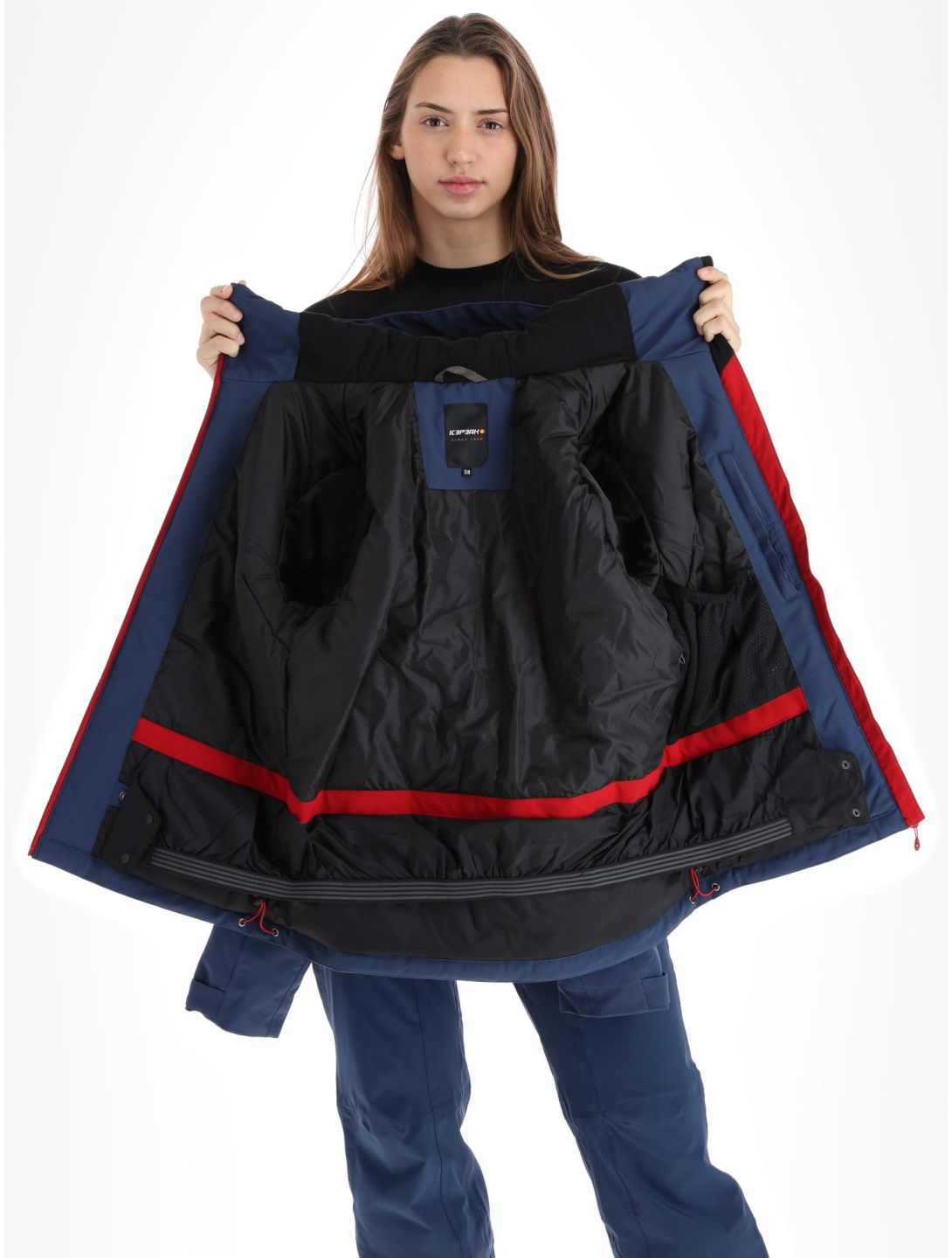 Icepeak, Fife chaqueta de esquí mujeres Dark Blue azul 