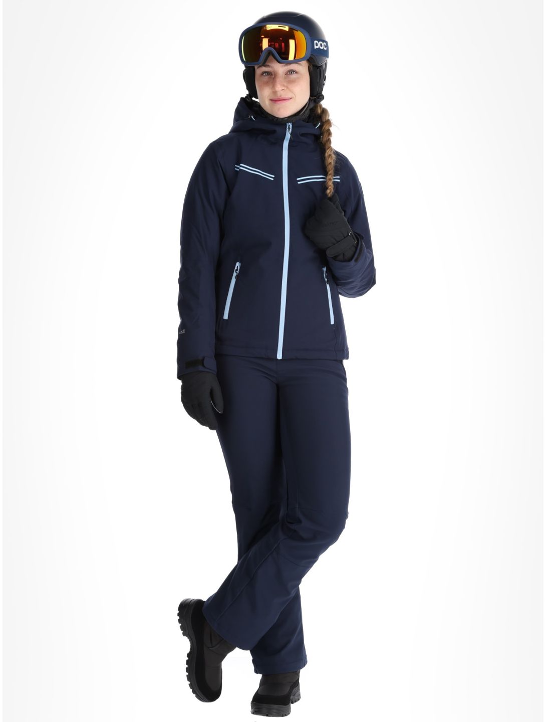 Icepeak, Fife chaqueta de esquí mujeres Dark Blue azul 