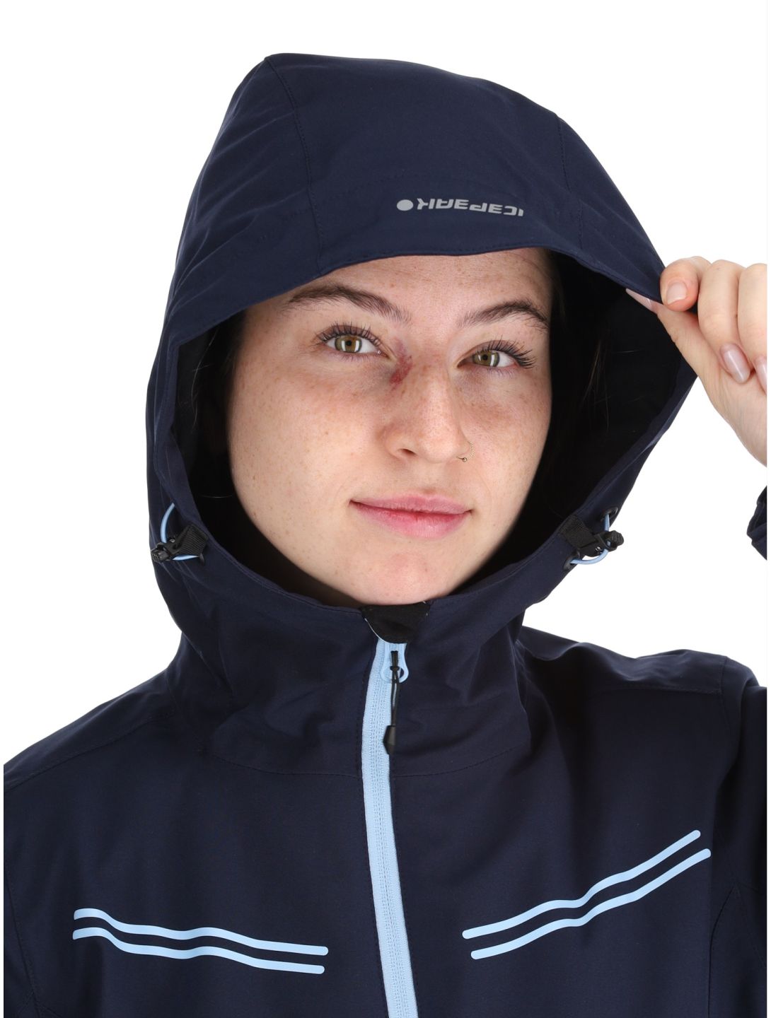 Icepeak, Fife chaqueta de esquí mujeres Dark Blue azul 