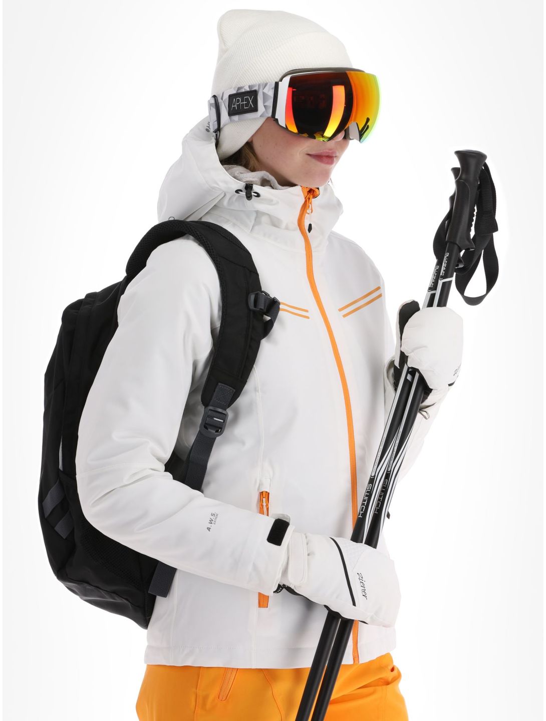 Icepeak, Fife chaqueta de esquí mujeres Optic White blanco 