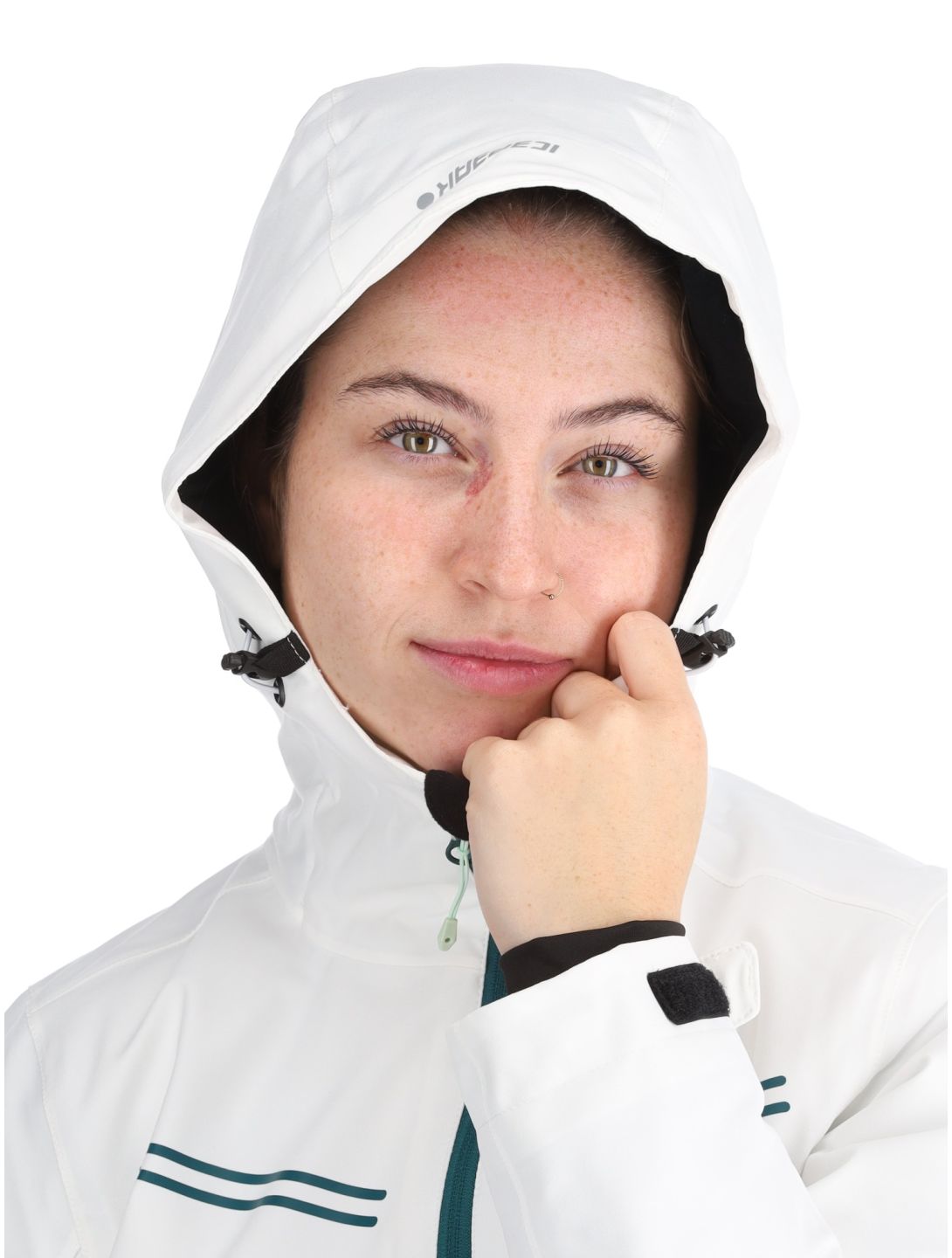 Icepeak, Fife chaqueta de esquí mujeres Optic White blanco 