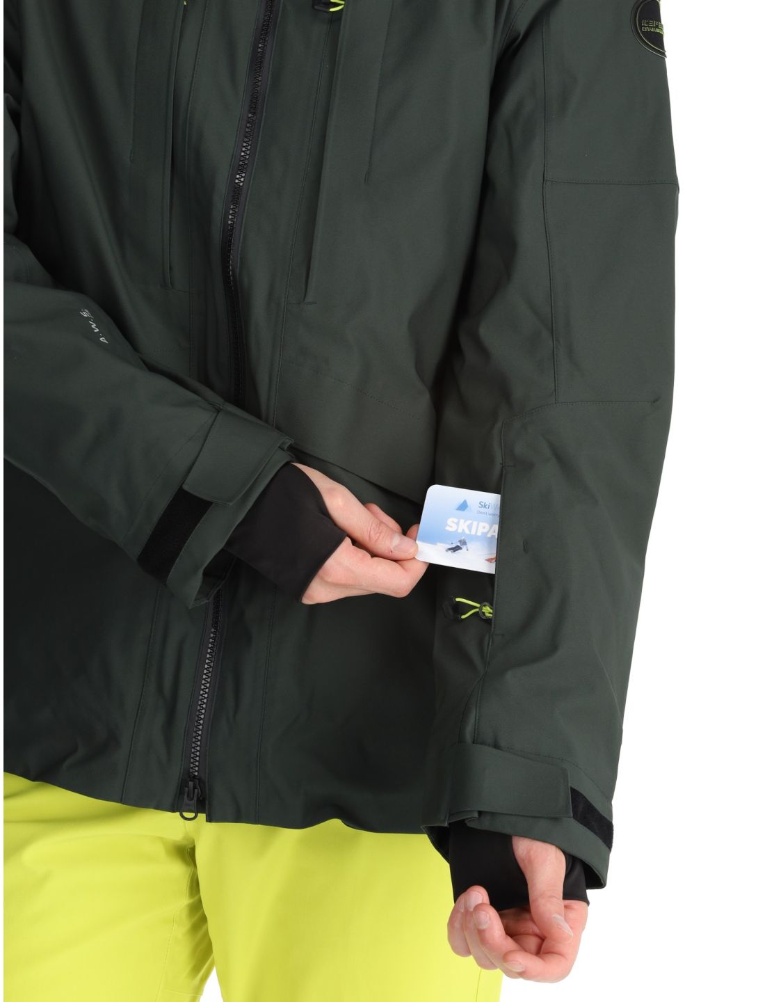 Icepeak, Fillmore chaqueta de esquí hardshell hombres Dark Olive verde 