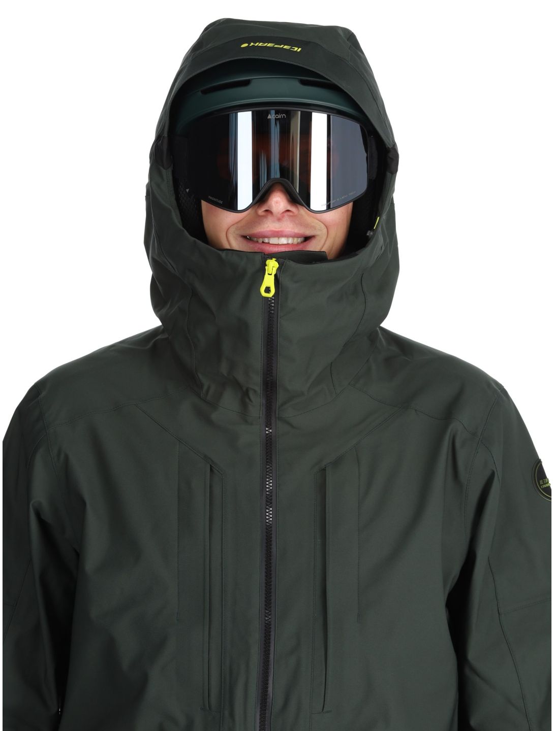 Icepeak, Fillmore chaqueta de esquí hardshell hombres Dark Olive verde 