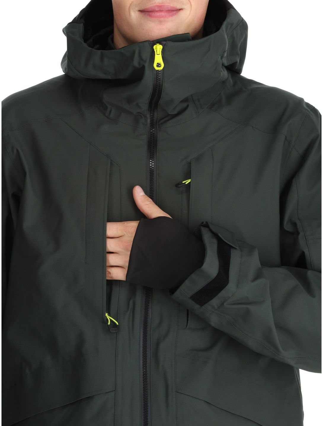 Icepeak, Fillmore chaqueta de esquí hardshell hombres Dark Olive verde 