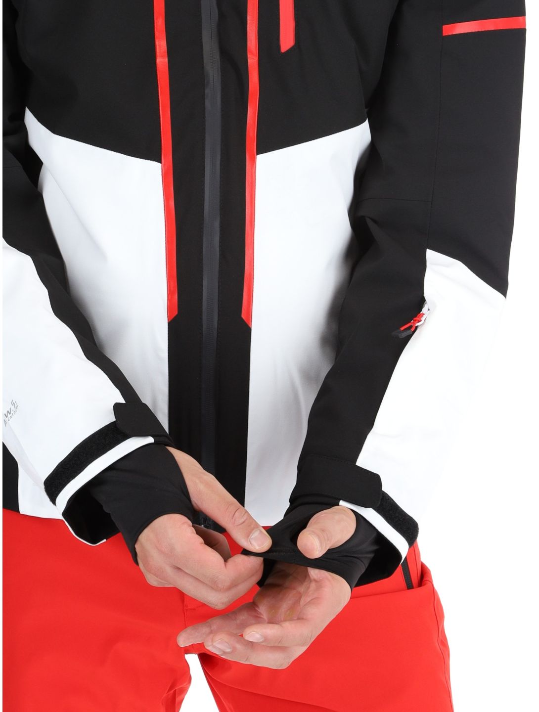 Icepeak, Fircrest chaqueta de esquí hombres Black White blanco, negro 