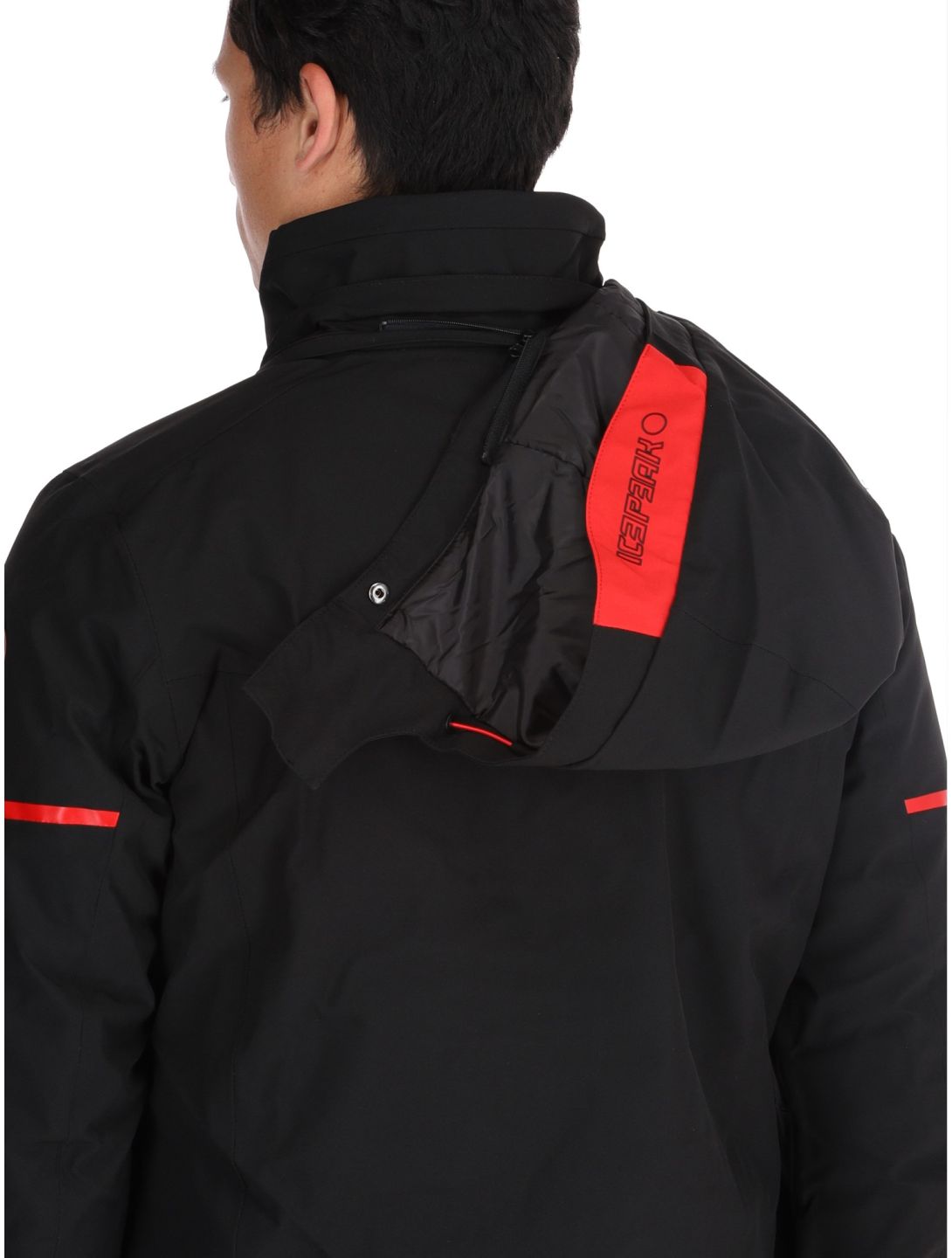 Icepeak, Fircrest chaqueta de esquí hombres Black White blanco, negro 