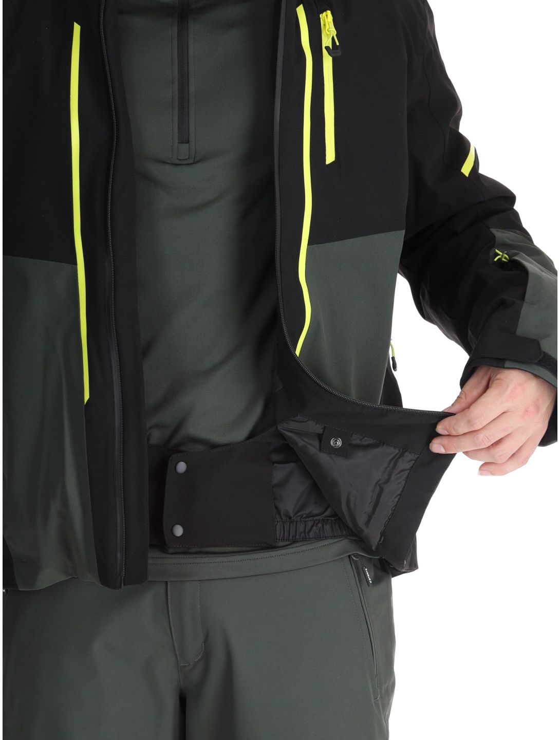 Icepeak, Fircrest chaqueta de esquí hombres Black negro 