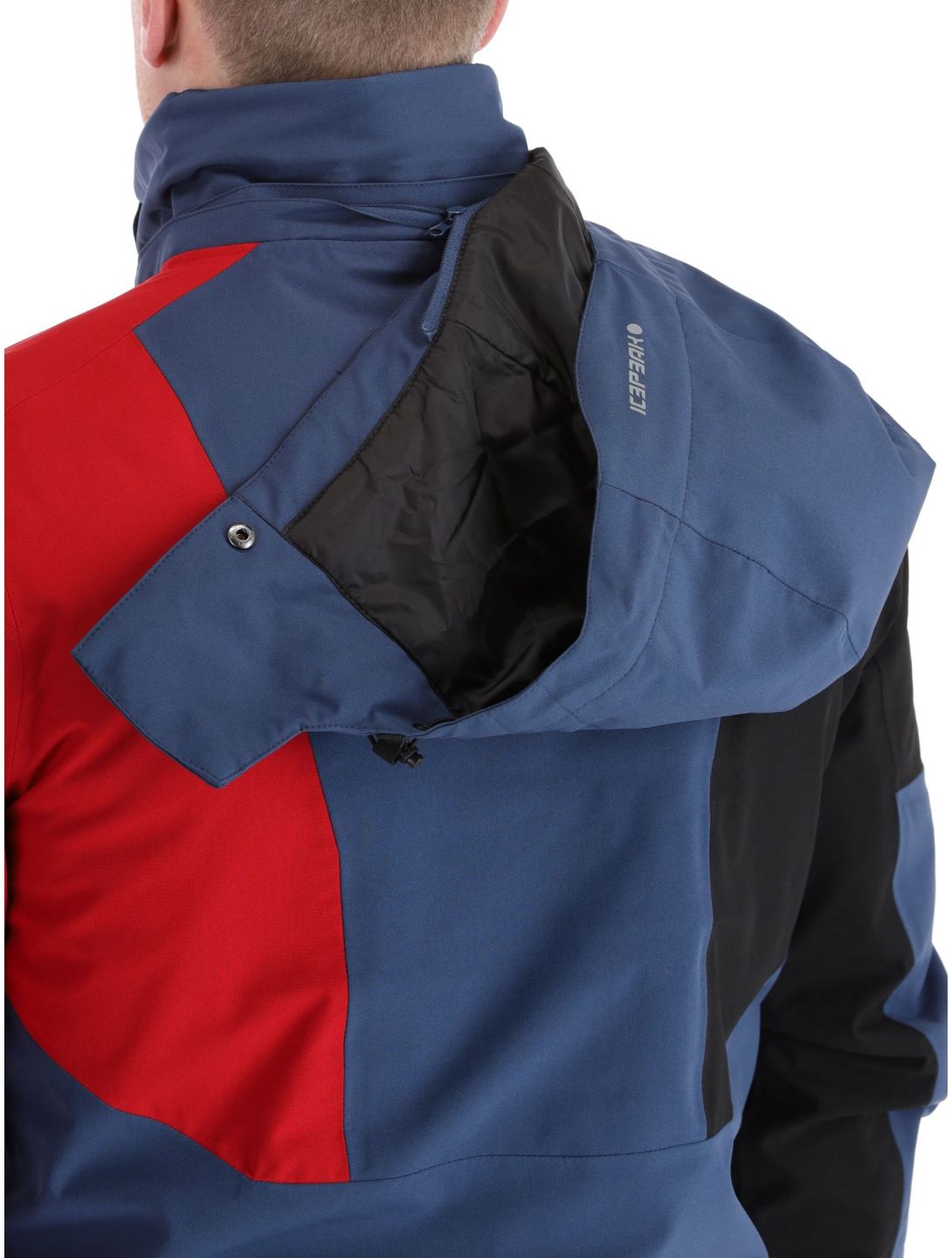 Icepeak, Fircrest chaqueta de esquí hombres Dark Blue negro, rojo 