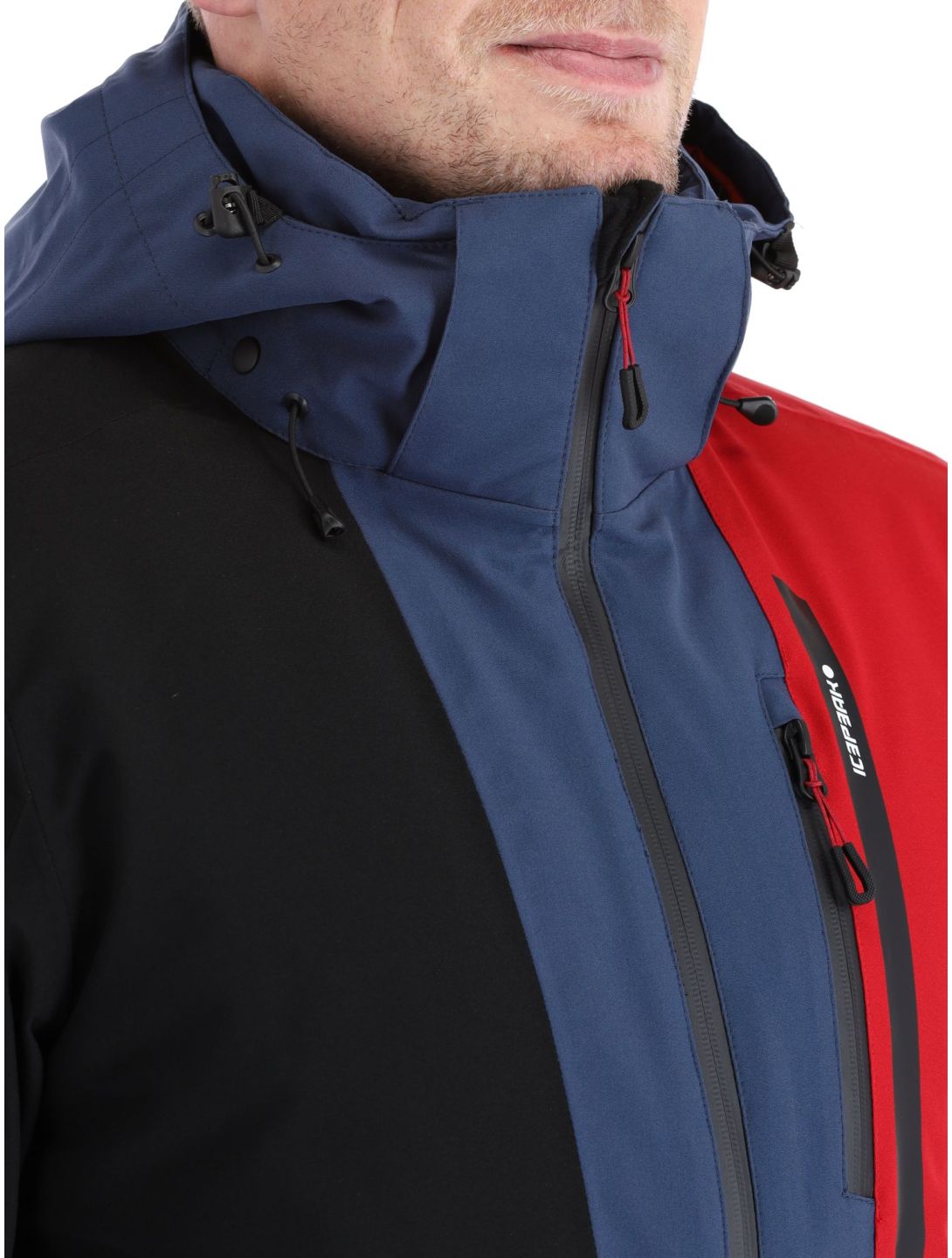 Icepeak, Fircrest chaqueta de esquí hombres Dark Blue negro, rojo 