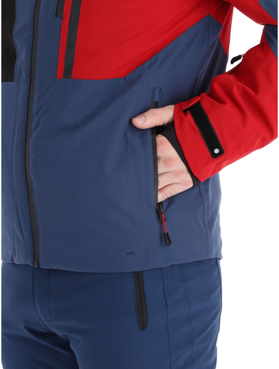 Icepeak, Fircrest chaqueta de esquí hombres Dark Blue negro, rojo 