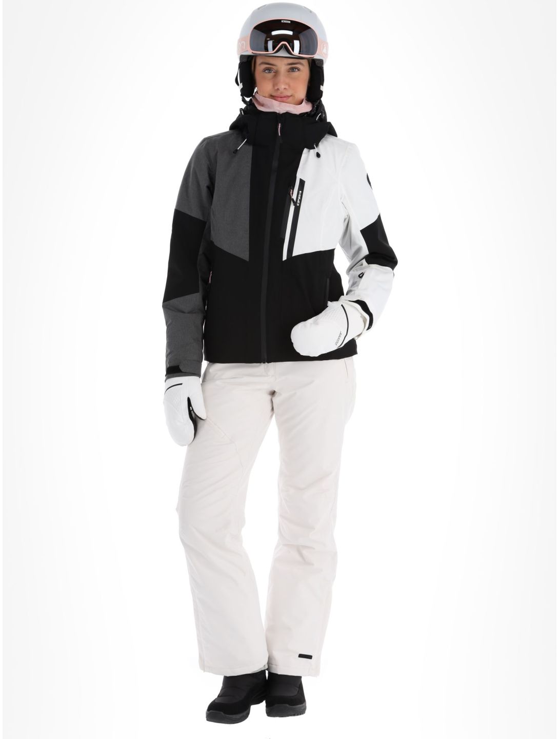 Icepeak, Fithian chaqueta de esquí mujeres Black blanco, gris, negro 