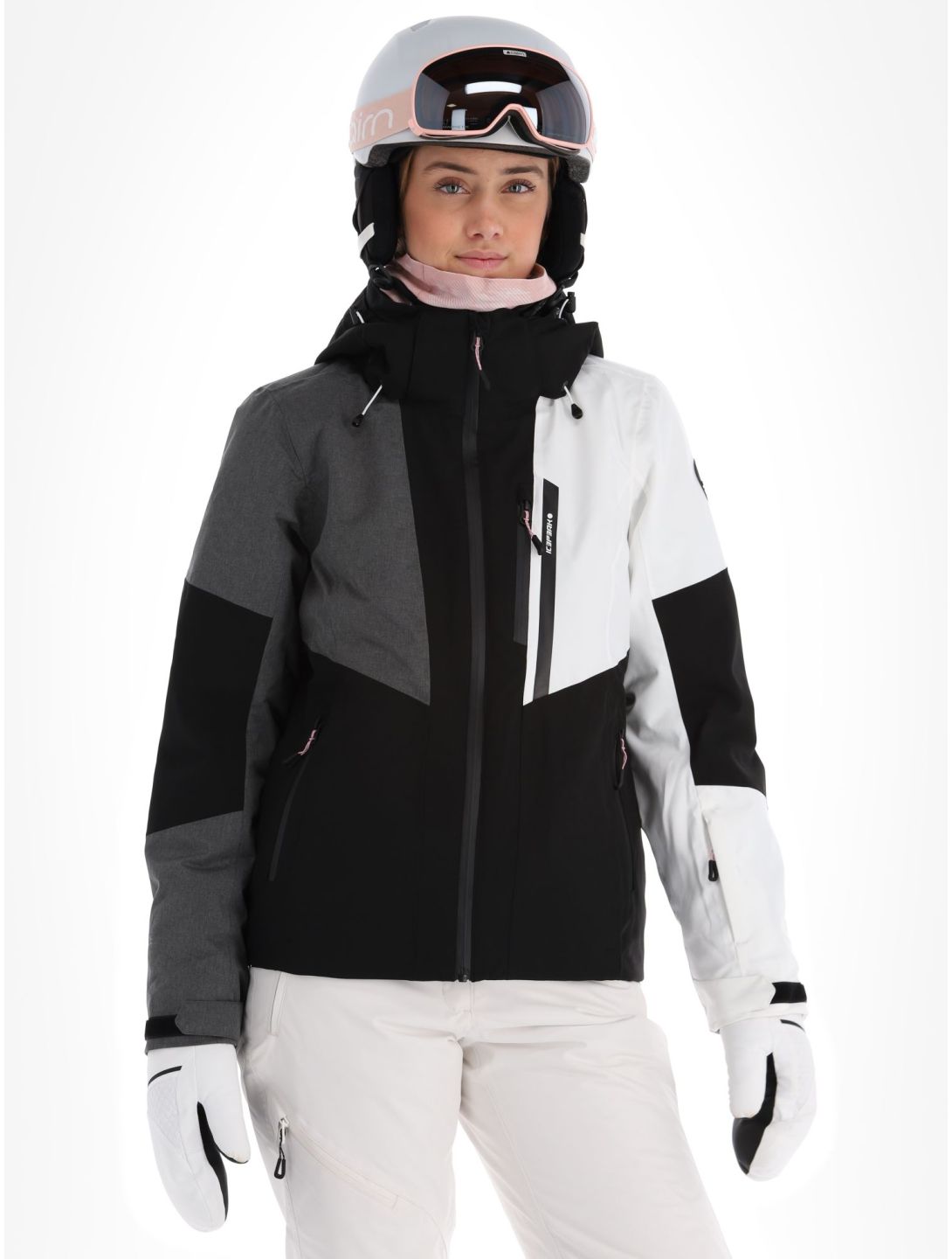 Icepeak, Fithian chaqueta de esquí mujeres Black blanco, gris, negro 