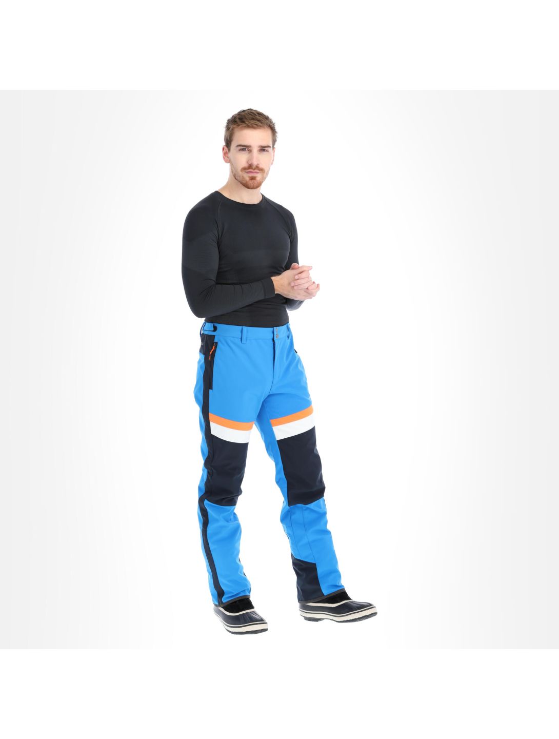 Icepeak, Fleming pantalones de esquí softshell hombres aqua azul