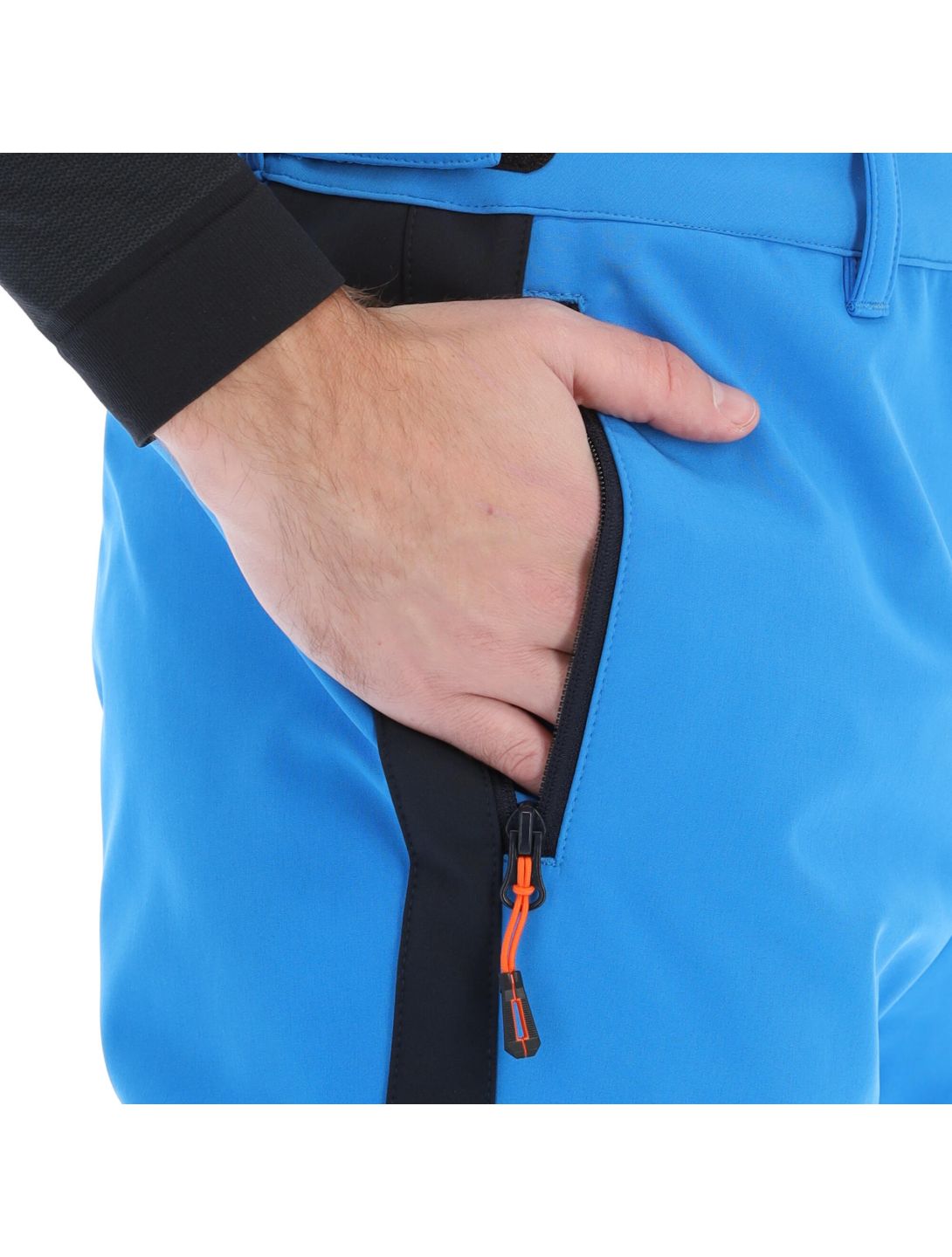 Icepeak, Fleming pantalones de esquí softshell hombres aqua azul