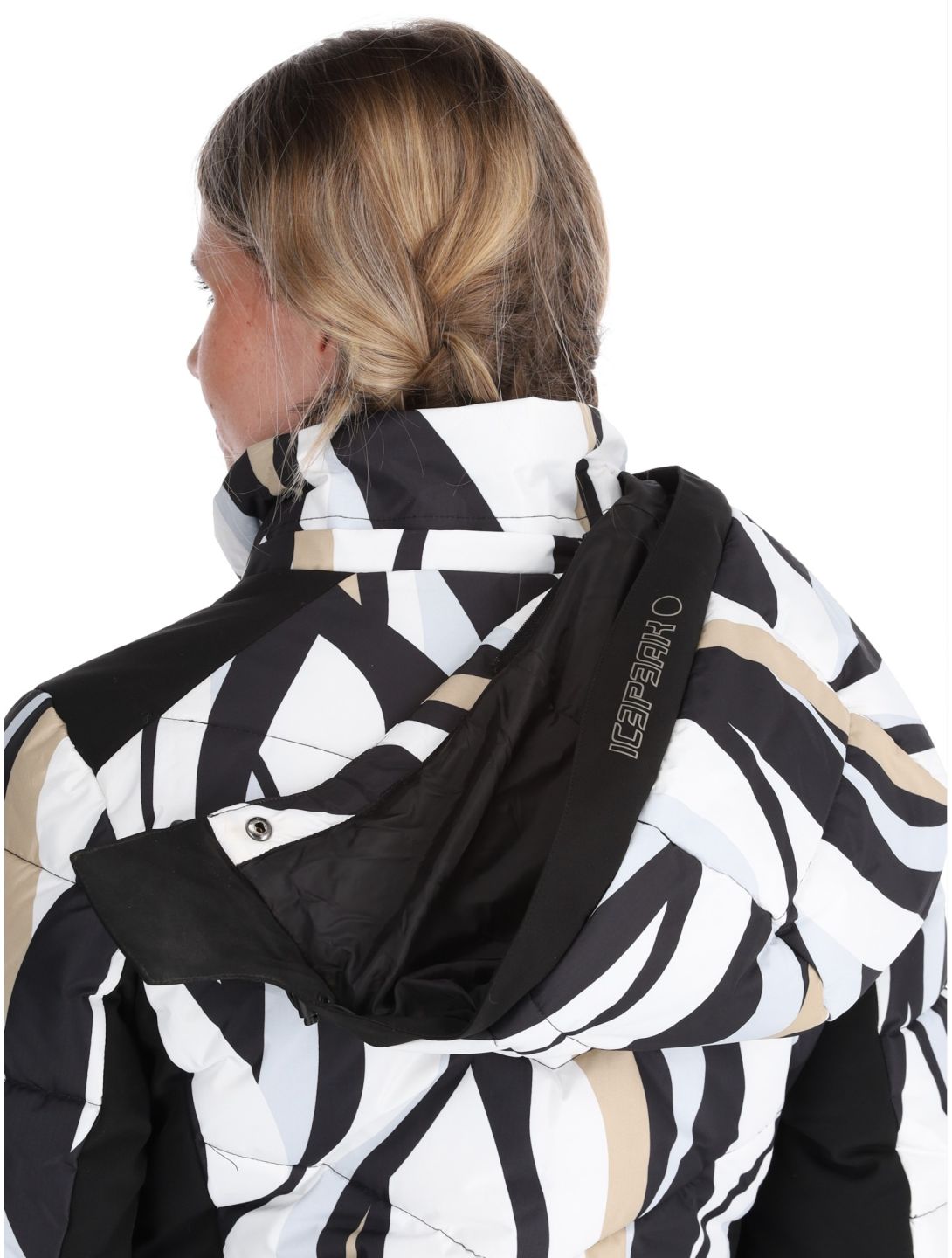 Icepeak, Flippin chaqueta de esquí mujeres Black White blanco, negro 