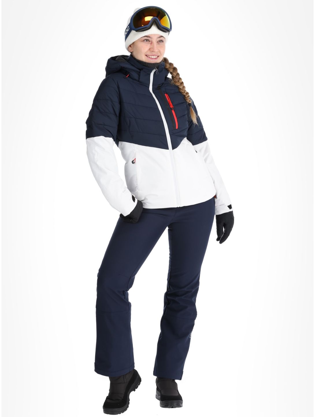 Icepeak, Florala chaqueta de esquí mujeres Dark Blue azul 