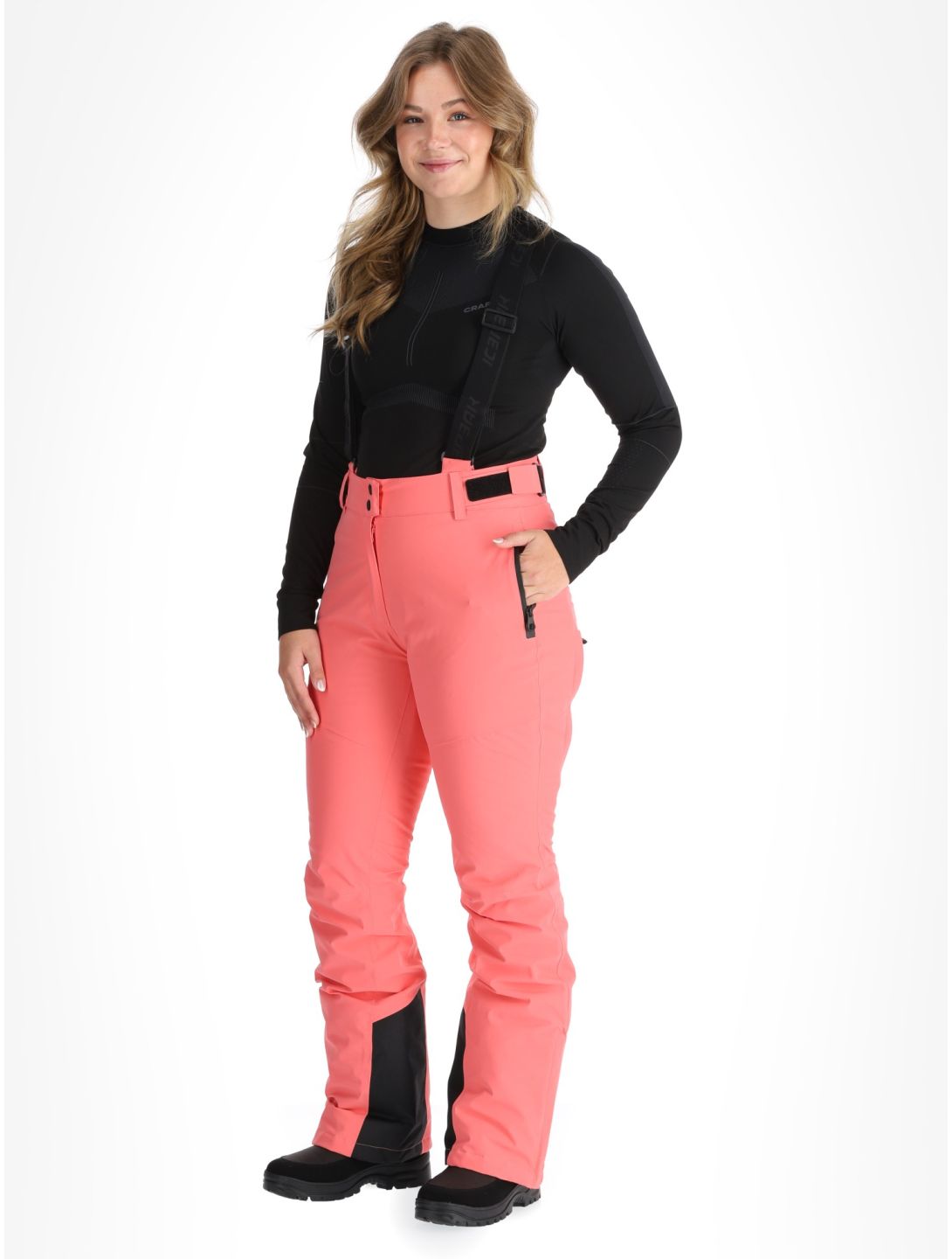 Icepeak, Florence pantalones de esquí mujeres Pink rosa 