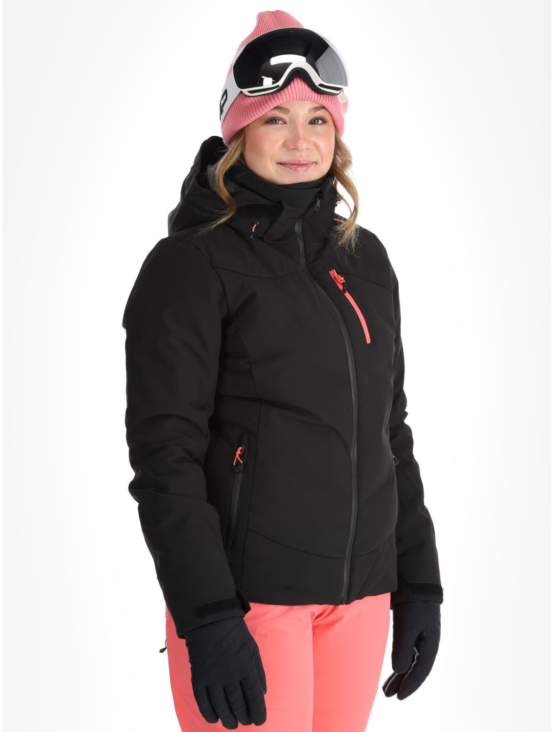 Icepeak, Flovilla chaqueta de esquí mujeres Black negro 