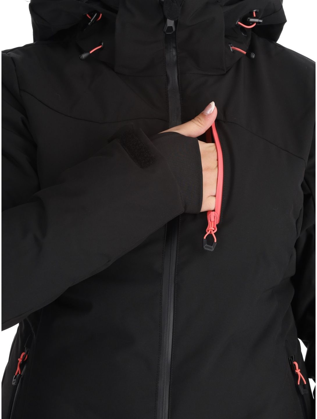 Icepeak, Flovilla chaqueta de esquí mujeres Black negro 