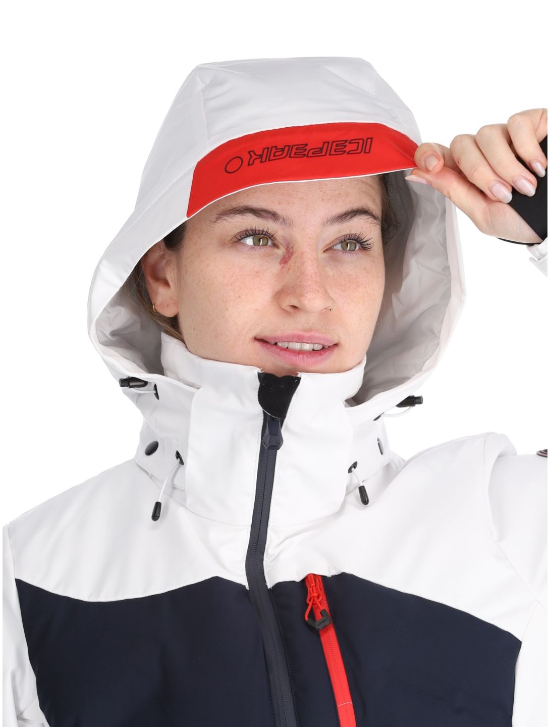 Icepeak, Flovilla chaqueta de esquí mujeres Optic White blanco 