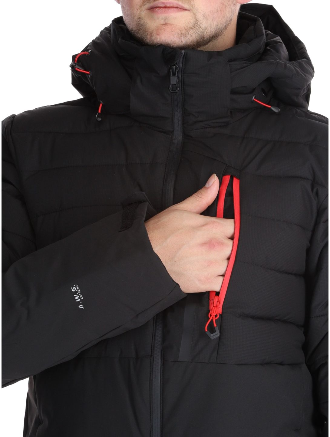 Icepeak, Folsom chaqueta de esquí hombres Black negro 