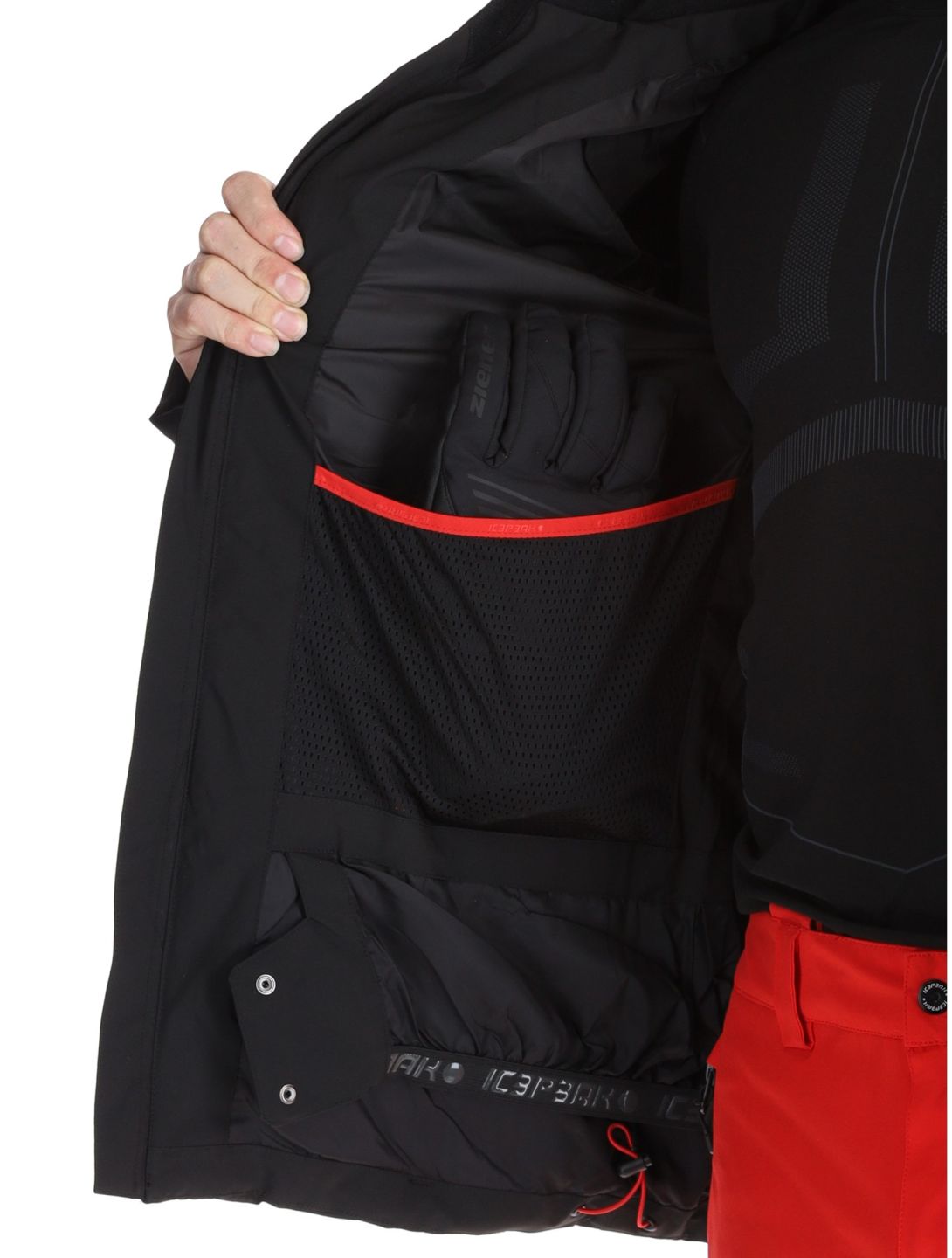 Icepeak, Folsom chaqueta de esquí hombres Black negro 