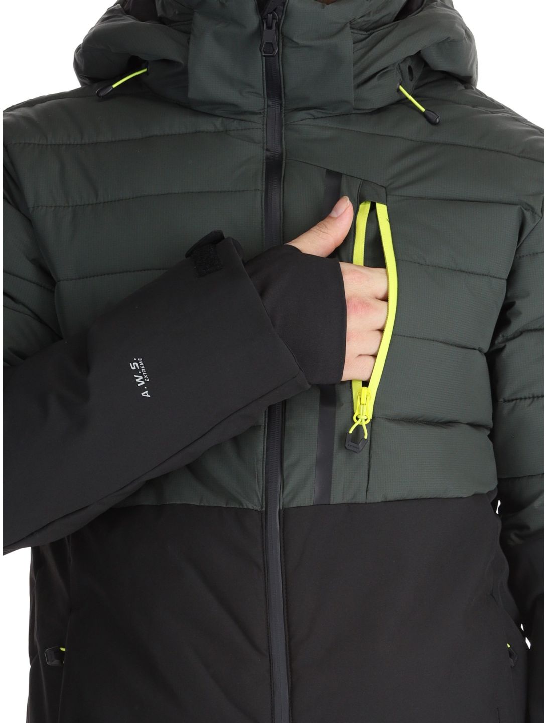 Icepeak, Folsom chaqueta de esquí hombres Dark Olive verde 