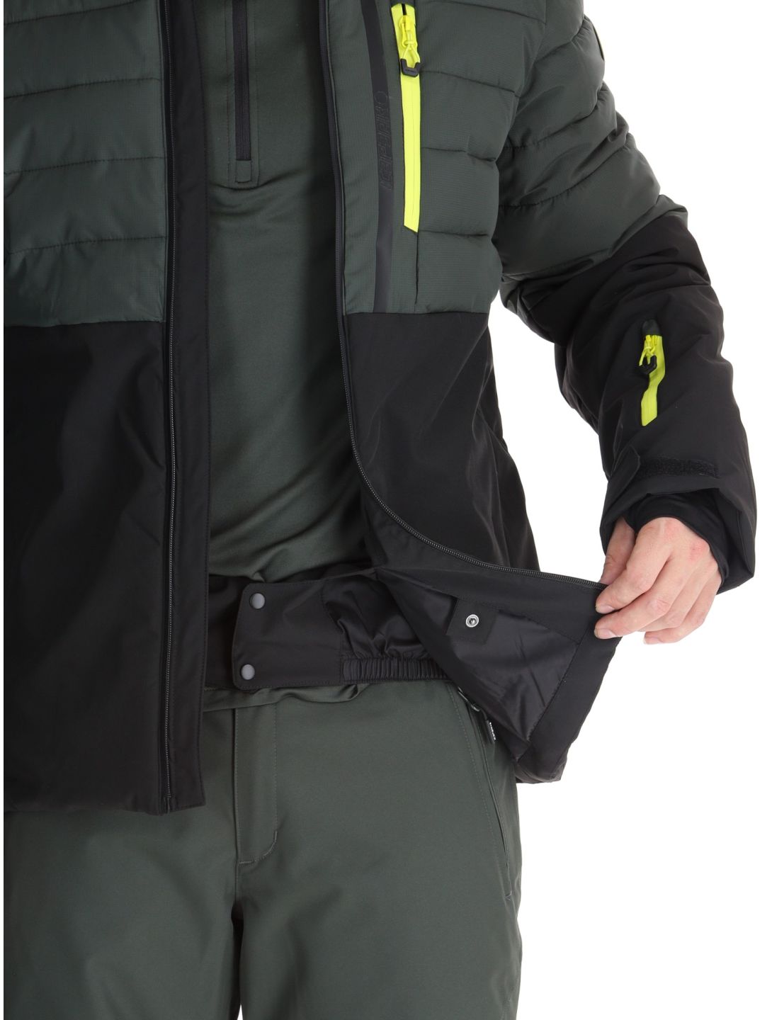 Icepeak, Folsom chaqueta de esquí hombres Dark Olive verde 